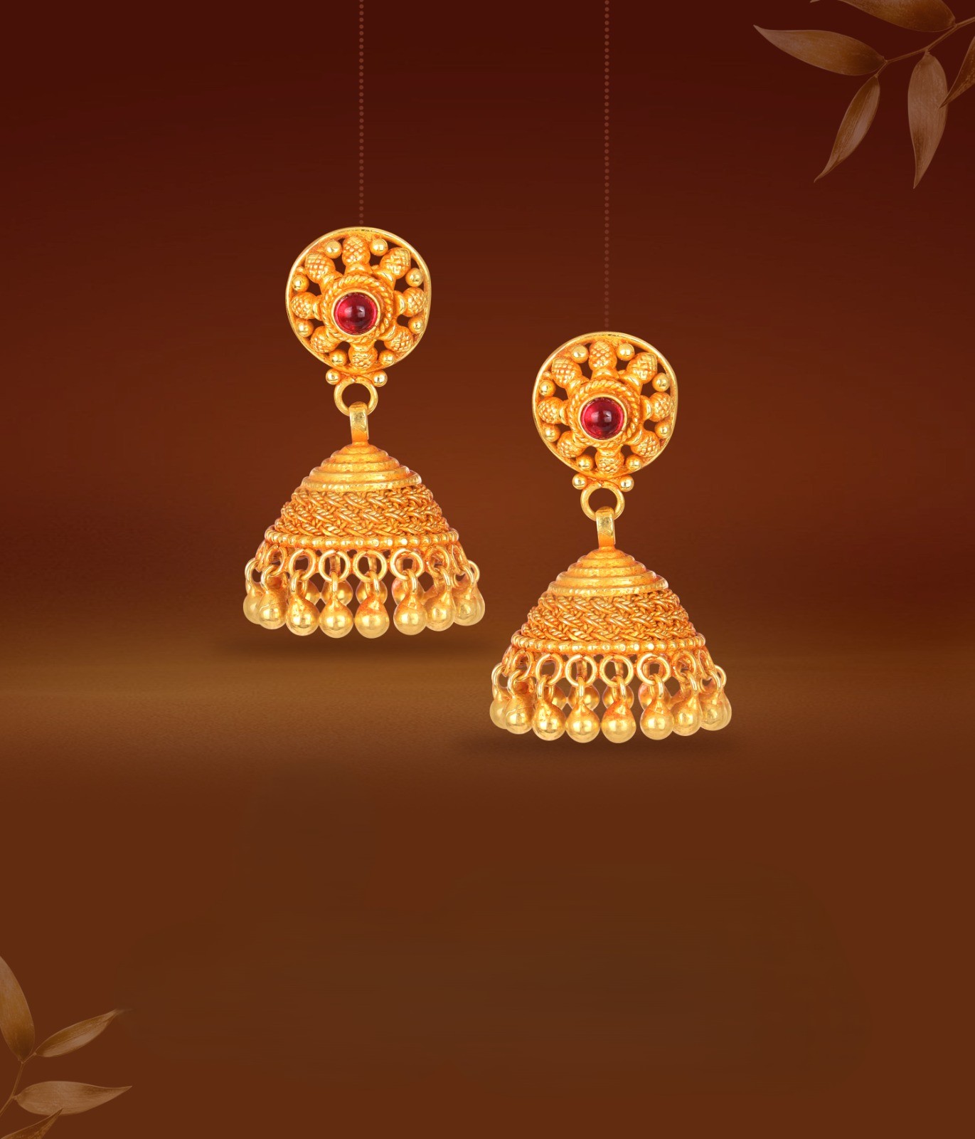Gold necklace set by Darshan Soni Jewellers Pune